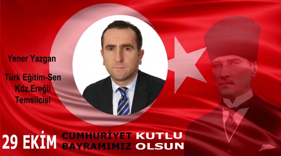 Yener Yazgan, 29 Ekim Cumhuriyet Bayramı kutlama ilanı
